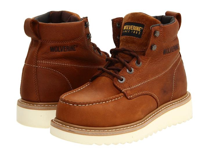 Wolverine - Moc Toe Wedge Heel Steel Toe