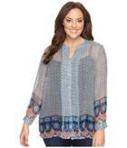 Lucky Brand - Plus Size Bracelet Blouse