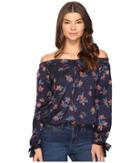 Brigitte Bailey - Daysie Long Sleeve Floral Off The Shoulder Top