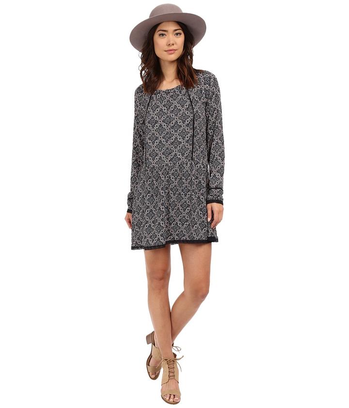 Only - Nena Long Sleeve Lace All Over Print Dress