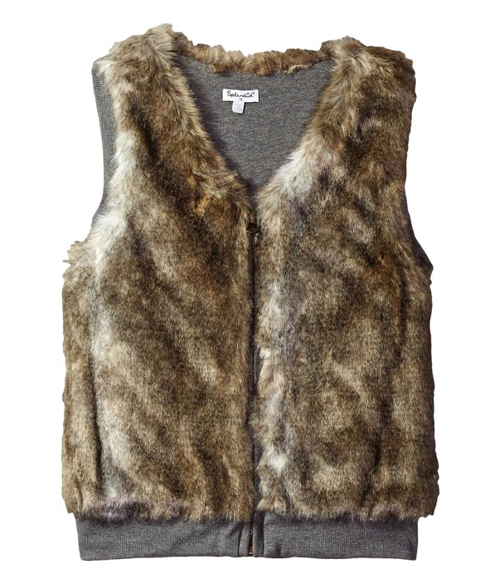 Splendid Littles - Reversible Faux Fur Vest