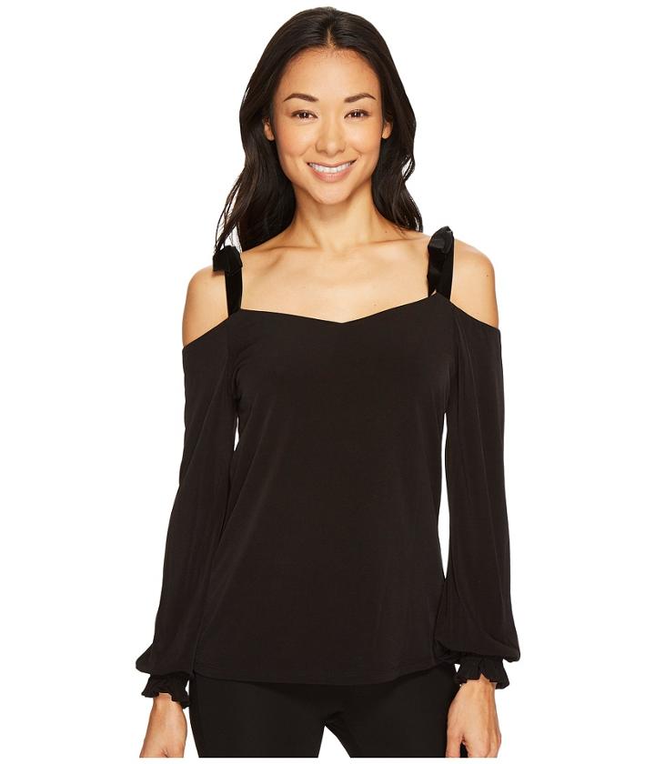 Michael Michael Kors - Solid Velvet Strap Top