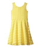 Us Angels - Sleeveless Cross-back Fit And Flare Dress