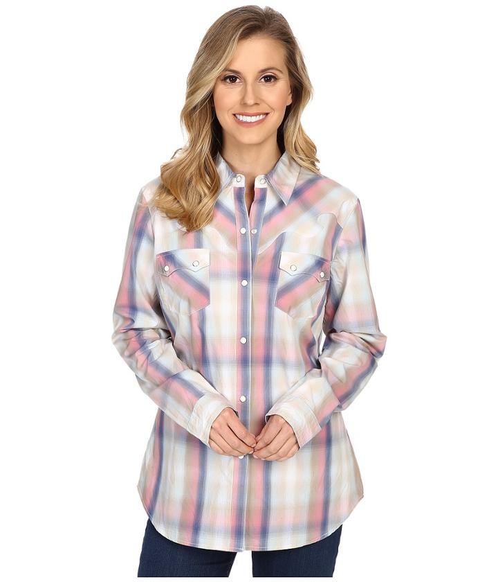 Roper - 0200 Ombre Plaid Shirt