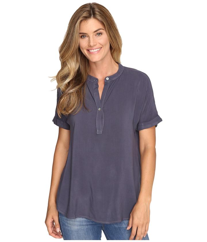 Allen Allen - Tab Collar Henley Shirt