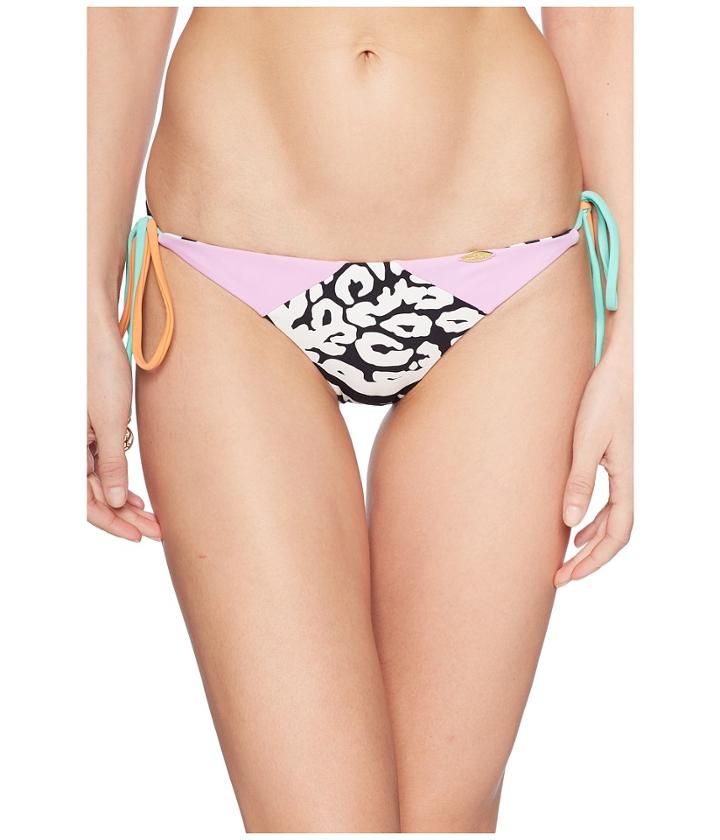 Luli Fama - Cayo Setia Block Seamless Brazilian Ruched Back Tie Side