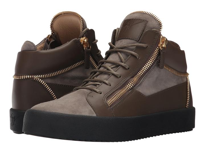 Giuseppe Zanotti - May London Mid Top Zipper Sneaker