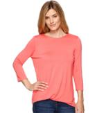 Lisette L Montreal - Siena Jersey Side Knot Top