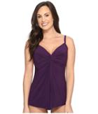 Miraclesuit - Solids Love Knot Tankini Top