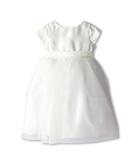 Us Angels Cap Sleeve Silk And Tulle Dress