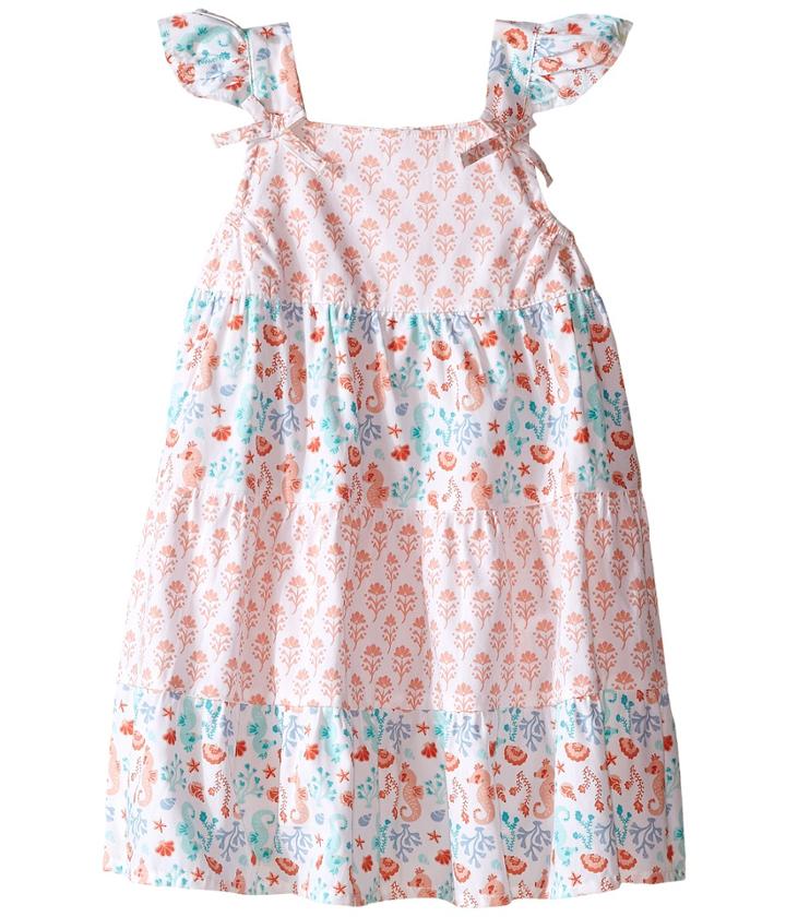 Pumpkin Patch Kids - Tile Print Tiered Dress