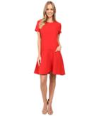 Donna Morgan - T-shirt Dress With Flared Skirt