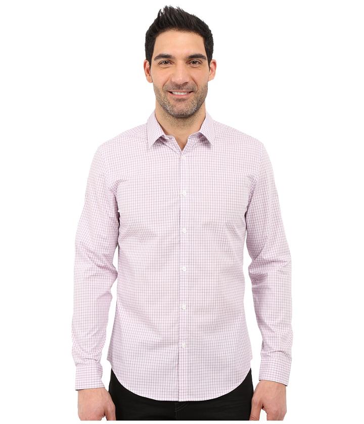 Calvin Klein - Infinite Cool Slim Fit Non-iron Shadow Check Shirt