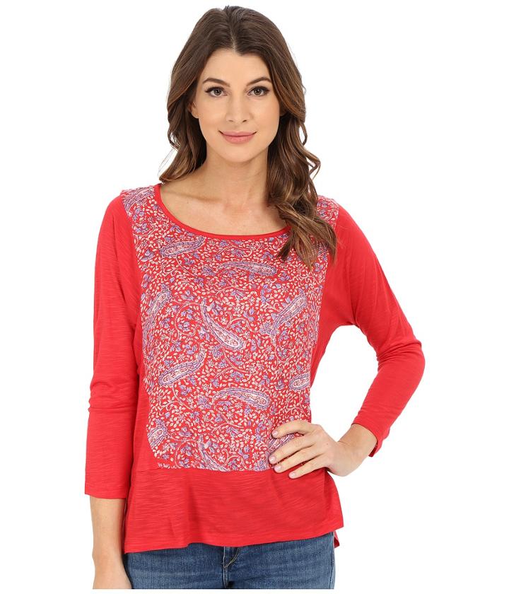 Lucky Brand - Paisely Printed Top