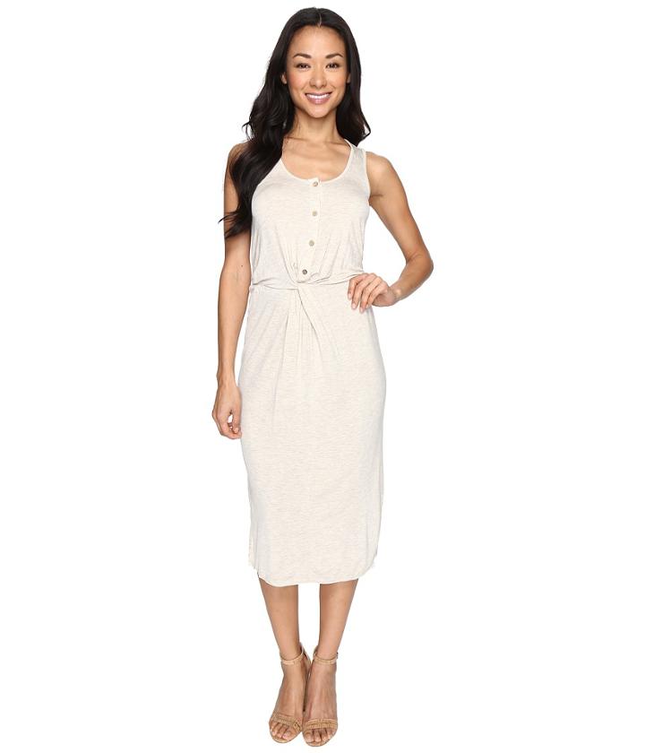 Culture Phit - Elisa Sleeveless Button Up Dress With Twist Detail