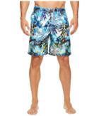 Bugatchi - Tropical Palm And Fish Swim Trunks
