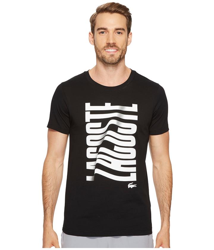 Lacoste - Short Sleeve Vertical Lacoste Graphic T-shirt