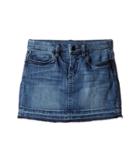 Blank Nyc Kids - Released Hem Denim Mini Skirt In Blue