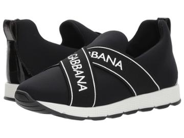 Dolce &amp; Gabbana Kids - Black Sneaker(little Kid/big Kid)