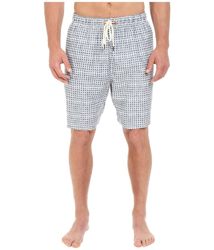 Nautica Big &amp; Tall - Big Tall Quick Dry Geo Print Swim Trunk