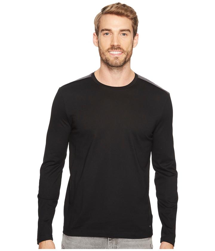 Calvin Klein - Textured Jersey Shirt With Shoulder Detail