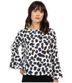 Karen Kane - Boat Neck Flare Sleeve Top