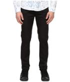 Armani Jeans - Slim Fit Button Fly Jeans In Black