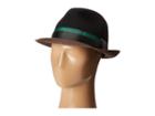 Carlos By Carlos Santana - Wool Pinch Front Hat W/ Braid Brim