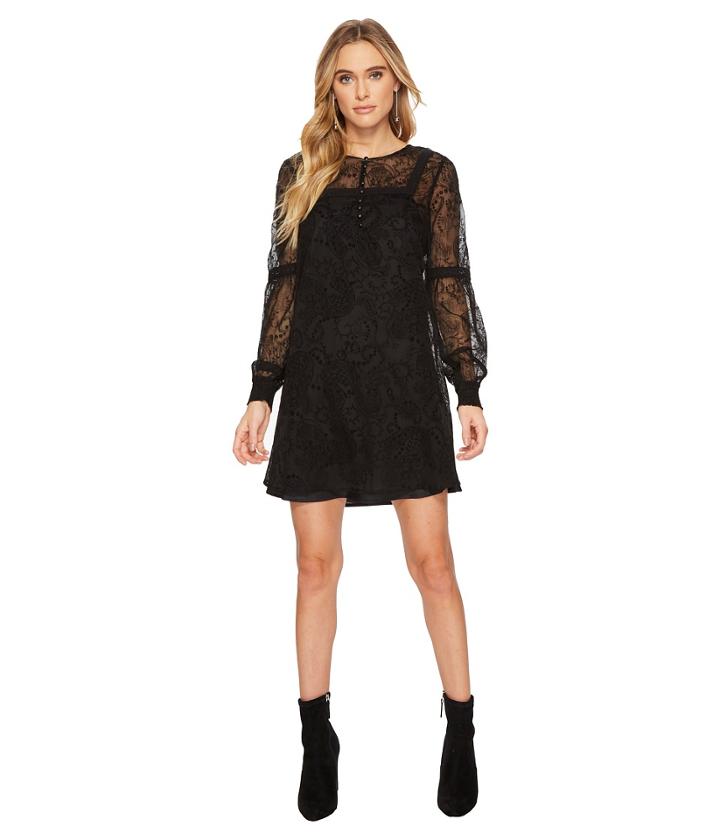 Jack By Bb Dakota - Andres Flocked Chiffon Dress