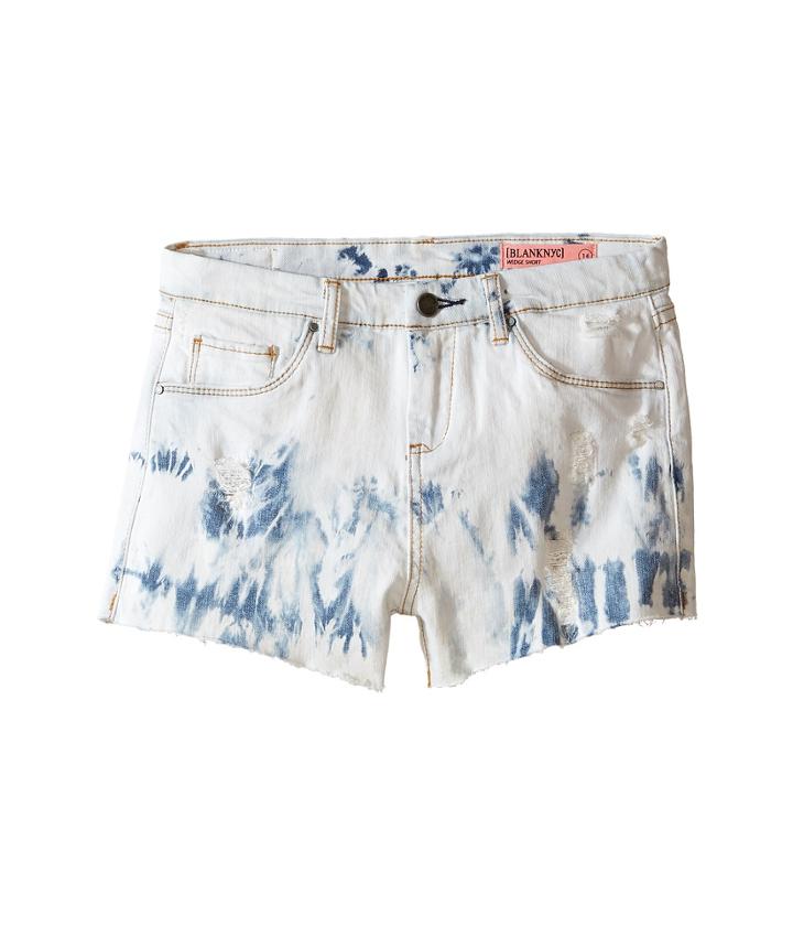 Blank Nyc Kids - Splatter High Rise Shorts In Last Call