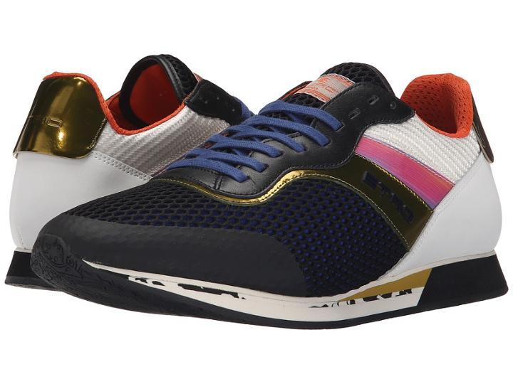 Etro - Mesh Overlay Leather Runner Sneaker