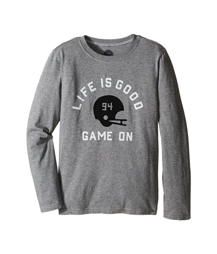 Life Is Good Kids - Game On Helmet Long Sleeve Tee