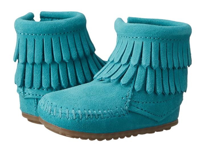 Minnetonka Kids - Double Fringe Bootie