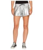 Converse - Perforated Metallic Nylon Shorts