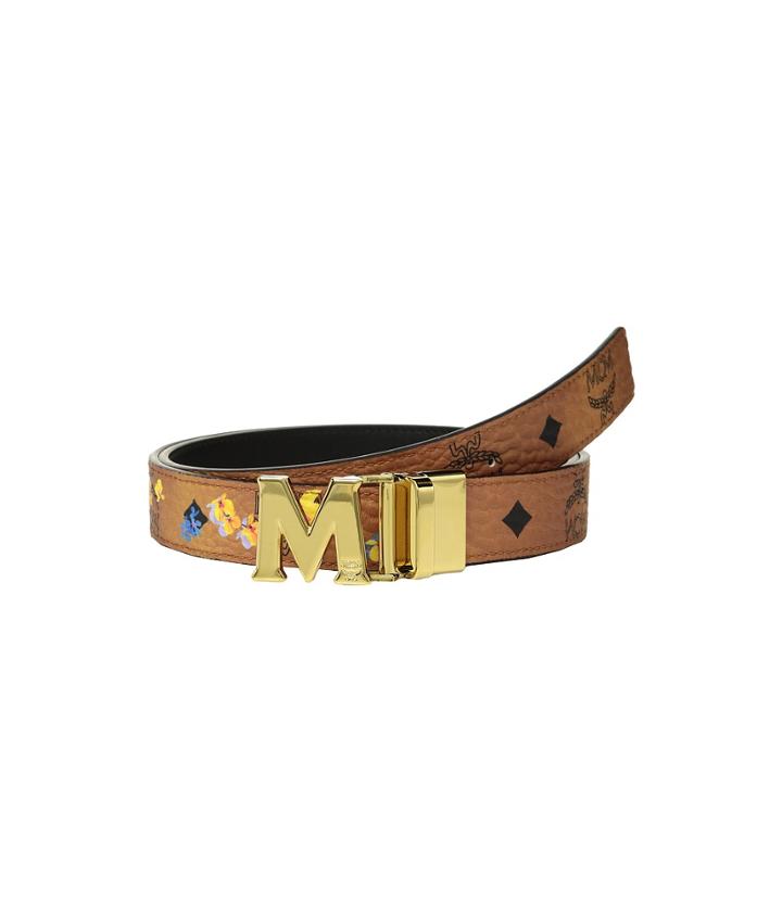 Mcm - Essential Victory Flower Gold Buckle Belt