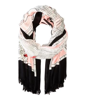 Kate Spade New York - New York Map Scarf