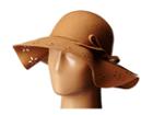 Betsey Johnson - Felt Floppy With Floral Cut Out Brim