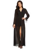 American Rose - Leah V-neck Long Sleeve Romper