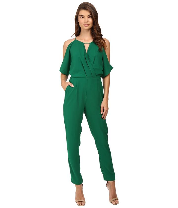 Adelyn Rae - Woven Jacquard Jumpsuit