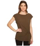 Vince Camuto - Short Sleeve Soft Texture Tie Front Blouse