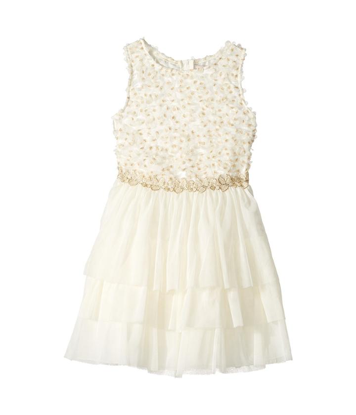 Nanette Lepore Kids - Lurex Ribbon Mesh With Lurex Crochet Trim