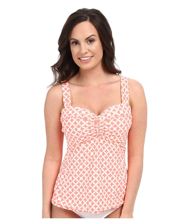 Athena - Coastal Geo Underwire D Cup Bandini Top