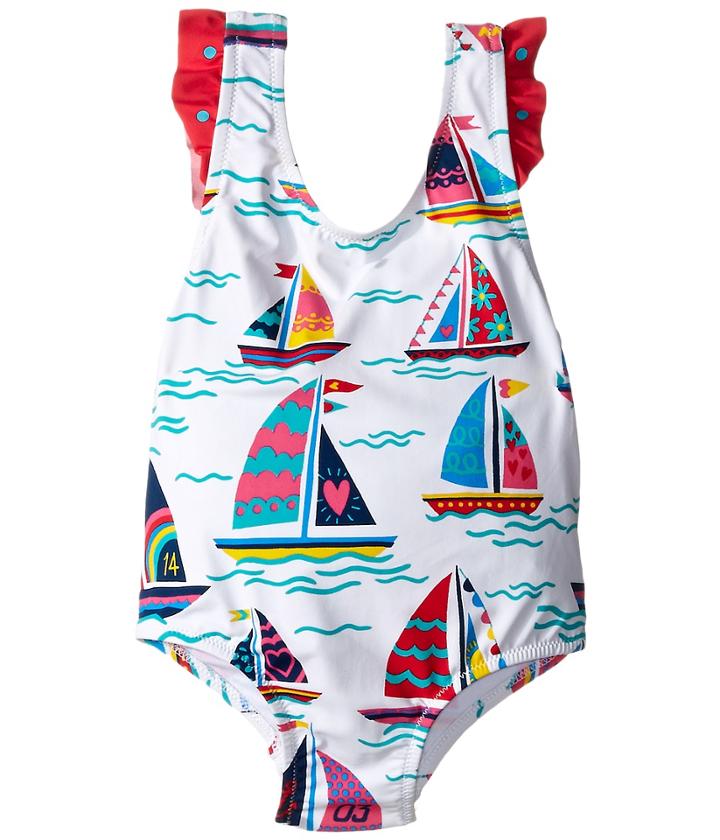 Hatley Kids - Sailboats Ruffle One-piece Swimsuit