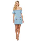 Brigitte Bailey - Alizah Off The Shoulder Dress With Patches