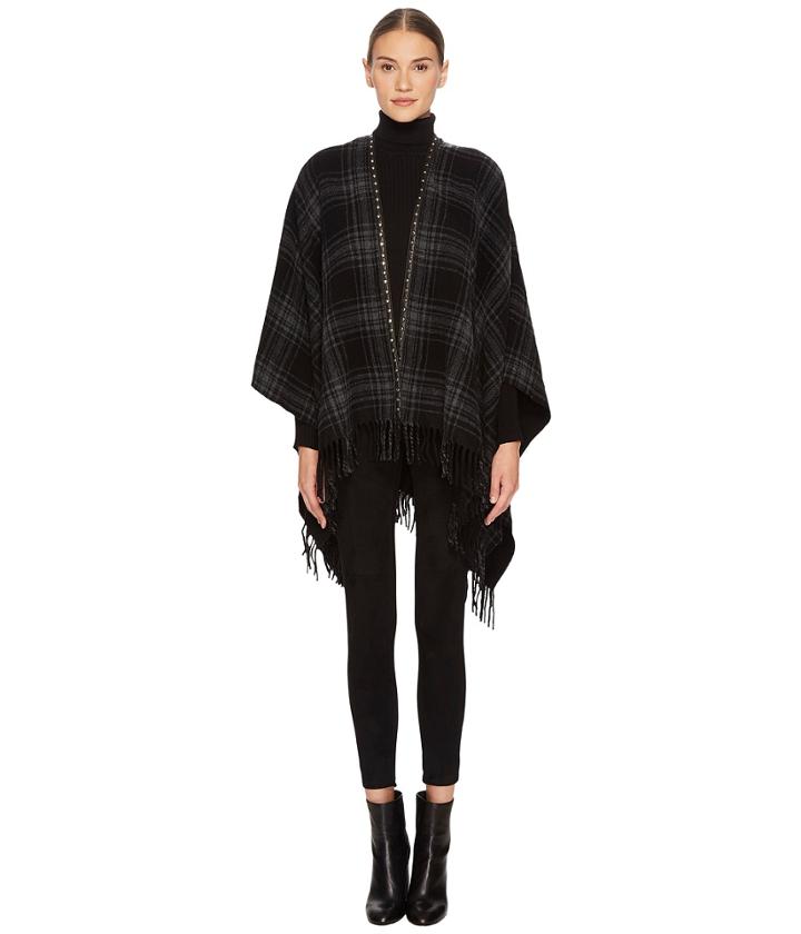 The Kooples - Check-pattern Poncho