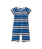 Toobydoo - Multi Blue Stripe Shortie Jumpsuit