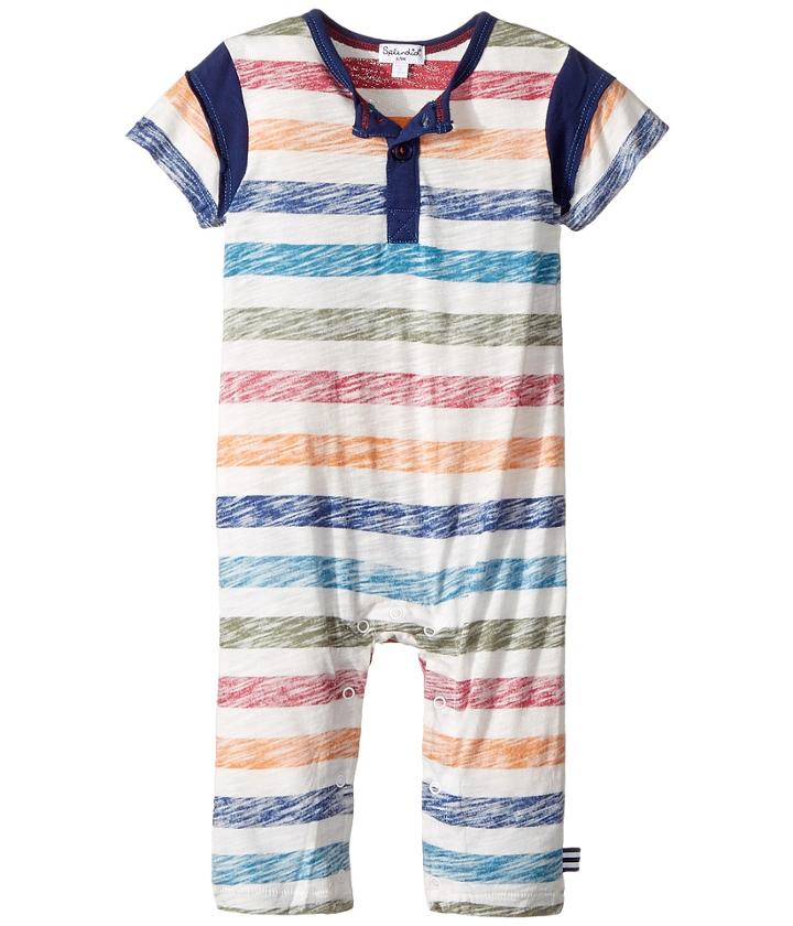 Splendid Littles - Reverse Printed Stripe Coverall