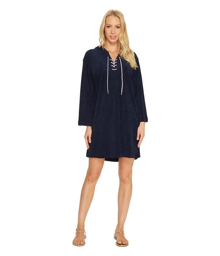 Seafolly - Island Vibe Lace-up Towelling Cover-up