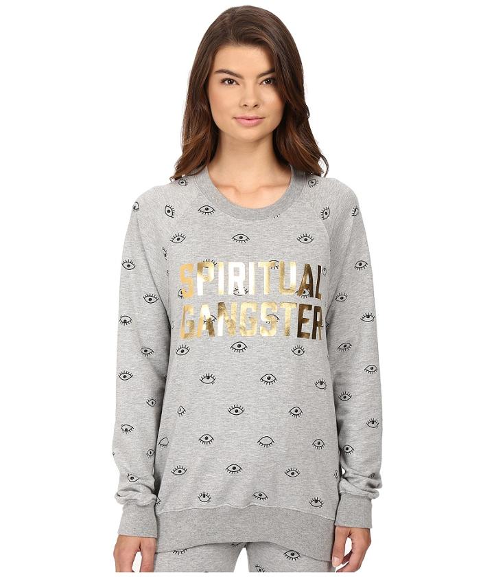Spiritual Gangster - Sg Logo Evil Eye Muse Raglan Sweatshirt