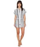 Plush - Soleil Striped Linen Beach Dress
